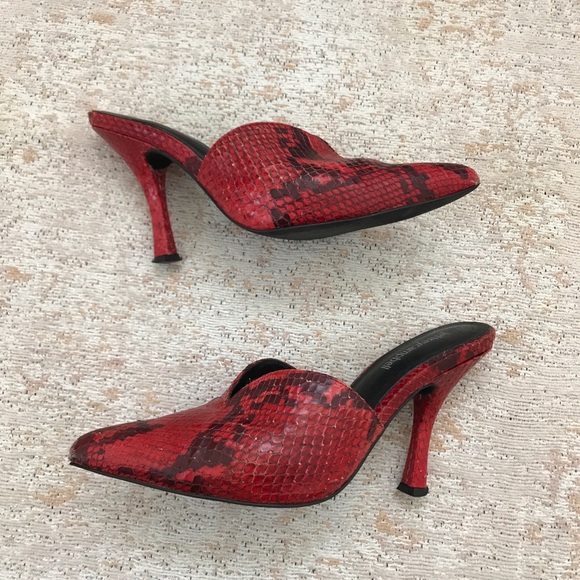 Jeffrey Campbell Free People Red Sweetheart Heels - Picture 6 of 8